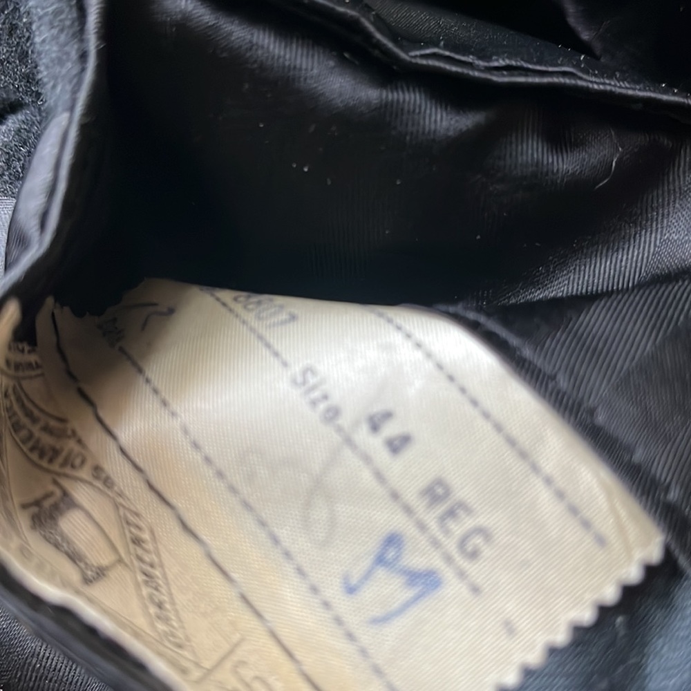 Sold sold Vintage cashmere Banks Philadelphia Botany 500 tailored by Daroff 44 - Picture 10 of 13